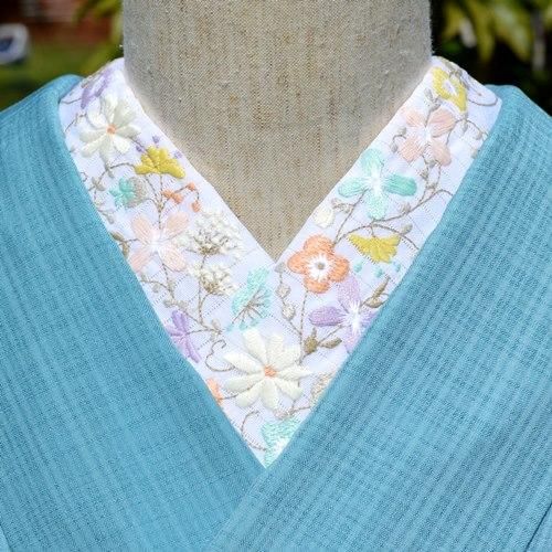 刺繍半衿 吉祥雲 白銀（ご予約受注品） | 振袖 | やまと