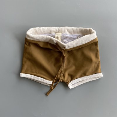 <img class='new_mark_img1' src='https://img.shop-pro.jp/img/new/icons16.gif' style='border:none;display:inline;margin:0px;padding:0px;width:auto;' />50%off SUMMER and STORM  BABY SWIM TRUNK - MUSTARD AND NATURAL 