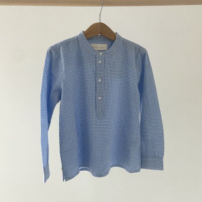 <img class='new_mark_img1' src='https://img.shop-pro.jp/img/new/icons16.gif' style='border:none;display:inline;margin:0px;padding:0px;width:auto;' />30%off Skall Studio Lucca shirts - Musling  Sky check