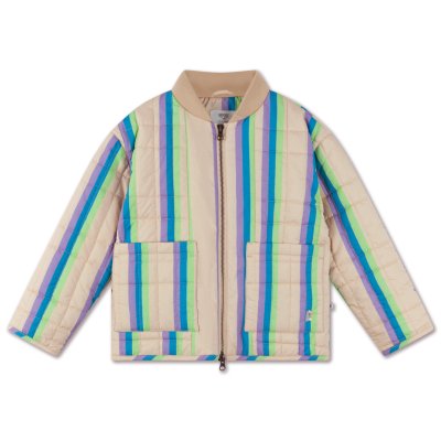 <img class='new_mark_img1' src='https://img.shop-pro.jp/img/new/icons14.gif' style='border:none;display:inline;margin:0px;padding:0px;width:auto;' />SS24 Repose.AMS padded jacket - multi pop stripe