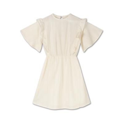 50%off SS24 Repose.AMS ruffle dress - fancy sand white