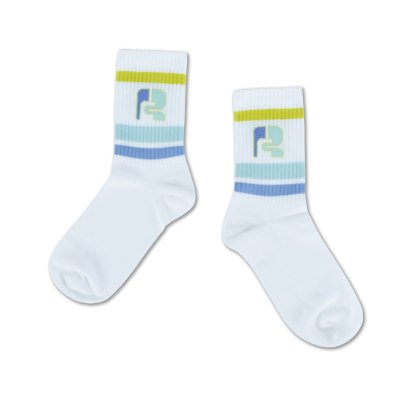<img class='new_mark_img1' src='https://img.shop-pro.jp/img/new/icons14.gif' style='border:none;display:inline;margin:0px;padding:0px;width:auto;' />SS24 Repose.AMS sporty socks - logo R white