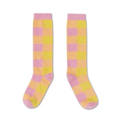 <img class='new_mark_img1' src='https://img.shop-pro.jp/img/new/icons14.gif' style='border:none;display:inline;margin:0px;padding:0px;width:auto;' />SS24 Repose.AMS knee socks - lime BB check