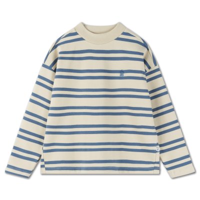 <img class='new_mark_img1' src='https://img.shop-pro.jp/img/new/icons14.gif' style='border:none;display:inline;margin:0px;padding:0px;width:auto;' />SS24 Repose.AMS oversized boxy sweater - shadow blue sand stripe