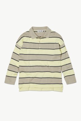 <img class='new_mark_img1' src='https://img.shop-pro.jp/img/new/icons14.gif' style='border:none;display:inline;margin:0px;padding:0px;width:auto;' />SS24 Main Story Knit Polo - Oat & Lemongrass