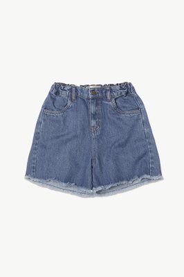 SS24 Main Story Denim Cut Off Short - Stonewashed - kinu&kotta