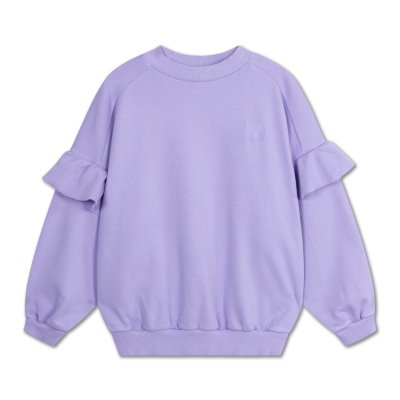 <img class='new_mark_img1' src='https://img.shop-pro.jp/img/new/icons14.gif' style='border:none;display:inline;margin:0px;padding:0px;width:auto;' />AW24 Repose.AMS ruffle sweater short - bright violet