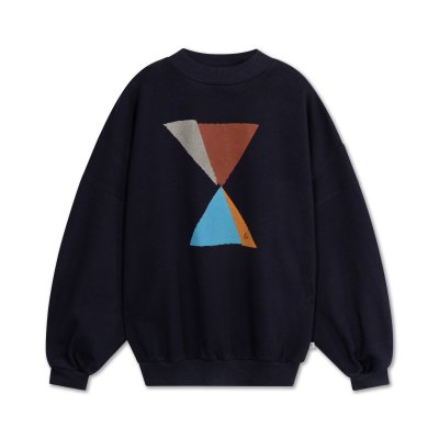 <img class='new_mark_img1' src='https://img.shop-pro.jp/img/new/icons14.gif' style='border:none;display:inline;margin:0px;padding:0px;width:auto;' />AW24 Repose.AMS crewneck sweater - deep dark blue