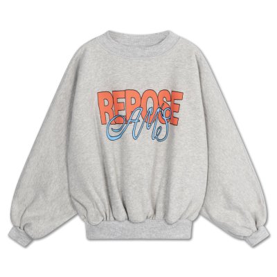 <img class='new_mark_img1' src='https://img.shop-pro.jp/img/new/icons14.gif' style='border:none;display:inline;margin:0px;padding:0px;width:auto;' />AW24 Repose.AMS iris crop sweater - light mixed grey