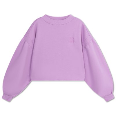 <img class='new_mark_img1' src='https://img.shop-pro.jp/img/new/icons14.gif' style='border:none;display:inline;margin:0px;padding:0px;width:auto;' />AW24 Repose.AMS crop heart sweater - violet lilac