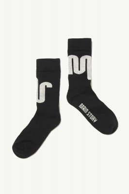 <img class='new_mark_img1' src='https://img.shop-pro.jp/img/new/icons14.gif' style='border:none;display:inline;margin:0px;padding:0px;width:auto;' />AW24 Main Story Socks / Black Knit