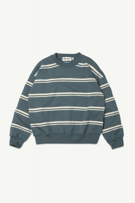 <img class='new_mark_img1' src='https://img.shop-pro.jp/img/new/icons14.gif' style='border:none;display:inline;margin:0px;padding:0px;width:auto;' />AW24 Main Story Bubble Sweatshirt / Balsam Green Stripe Fleece