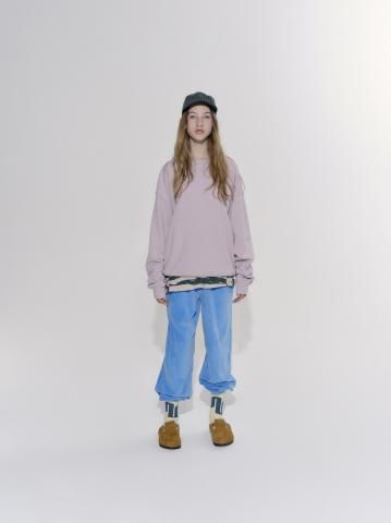 新品未使用　main story Bubble Sweatshirt 2024ss | main story Bubble Sweatshirt Blue Diagonal