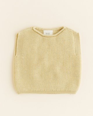 <img class='new_mark_img1' src='https://img.shop-pro.jp/img/new/icons14.gif' style='border:none;display:inline;margin:0px;padding:0px;width:auto;' />Hvid Knitwear VEST HARVEY BABY - Light Yellow