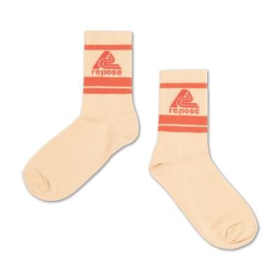 <img class='new_mark_img1' src='https://img.shop-pro.jp/img/new/icons14.gif' style='border:none;display:inline;margin:0px;padding:0px;width:auto;' />SS25 Repose.AMS sporty socks - sand logo