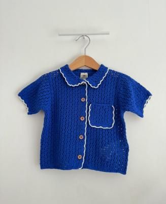 <img class='new_mark_img1' src='https://img.shop-pro.jp/img/new/icons16.gif' style='border:none;display:inline;margin:0px;padding:0px;width:auto;' />30%off SS25 BONTON CARDIGAN Cardi Lanza - Bleu fou