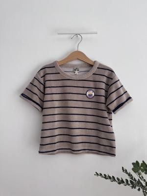<img class='new_mark_img1' src='https://img.shop-pro.jp/img/new/icons16.gif' style='border:none;display:inline;margin:0px;padding:0px;width:auto;' />30%off SS25 BONTON T-shirts  Livo striped - Blue nuit