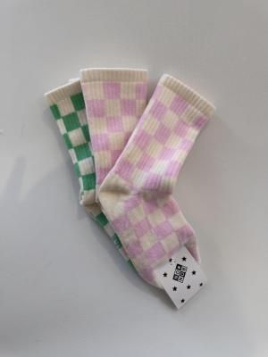 <img class='new_mark_img1' src='https://img.shop-pro.jp/img/new/icons16.gif' style='border:none;display:inline;margin:0px;padding:0px;width:auto;' />30%off SS25 BONTON SOCKS 2 PACK Ledamier - Rose bubble