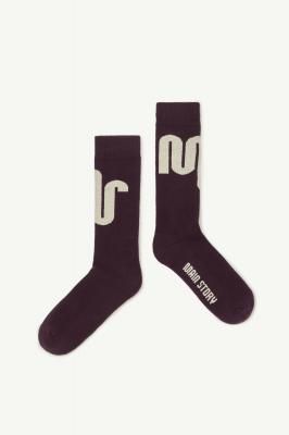<img class='new_mark_img1' src='https://img.shop-pro.jp/img/new/icons14.gif' style='border:none;display:inline;margin:0px;padding:0px;width:auto;' />AW25 Main Story Sock - Burgundy