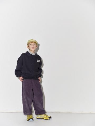 AW25 Main Story Polo Sweatshirt - Phantom - KINUANDKOTTA