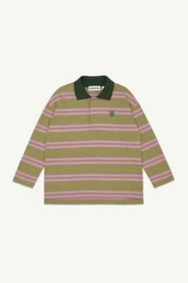 <img class='new_mark_img1' src='https://img.shop-pro.jp/img/new/icons14.gif' style='border:none;display:inline;margin:0px;padding:0px;width:auto;' />AW25 Main Story Polo Shirt - Cedar Stripe