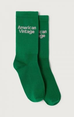 <img class='new_mark_img1' src='https://img.shop-pro.jp/img/new/icons14.gif' style='border:none;display:inline;margin:0px;padding:0px;width:auto;' />American Vintage KID'S SOCKS CLYPSUN  |  GREEN