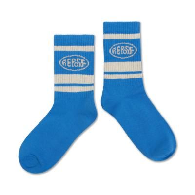 <img class='new_mark_img1' src='https://img.shop-pro.jp/img/new/icons14.gif' style='border:none;display:inline;margin:0px;padding:0px;width:auto;' />AW25 Repose.AMS sporty socks - cool pool logo