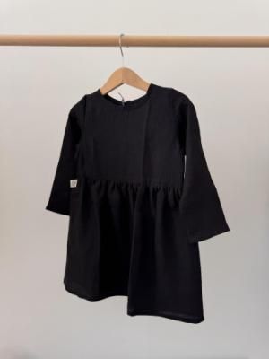 <img class='new_mark_img1' src='https://img.shop-pro.jp/img/new/icons14.gif' style='border:none;display:inline;margin:0px;padding:0px;width:auto;' />Timeless Linen Malawa Dress - black