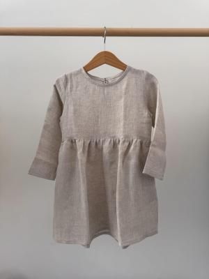 <img class='new_mark_img1' src='https://img.shop-pro.jp/img/new/icons14.gif' style='border:none;display:inline;margin:0px;padding:0px;width:auto;' />Timeless Linen Malawa Dress - Oatmeal