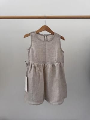 <img class='new_mark_img1' src='https://img.shop-pro.jp/img/new/icons14.gif' style='border:none;display:inline;margin:0px;padding:0px;width:auto;' />Timeless Linen Malawa Sleeveless Dress - Oatmeal