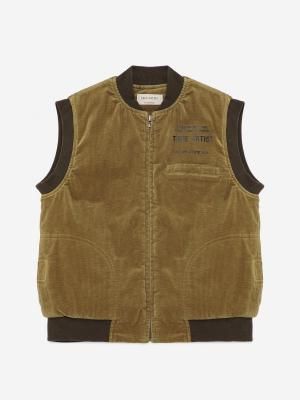 <img class='new_mark_img1' src='https://img.shop-pro.jp/img/new/icons14.gif' style='border:none;display:inline;margin:0px;padding:0px;width:auto;' />TRUE ARTIST Padded Vest nº06 - Olive Green