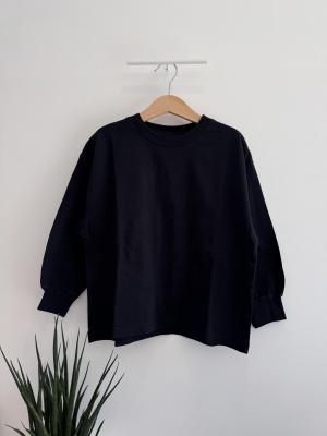 <img class='new_mark_img1' src='https://img.shop-pro.jp/img/new/icons14.gif' style='border:none;display:inline;margin:0px;padding:0px;width:auto;' />American Vintage KID'S LONG SLEEVE T-SHIRT FIZVALLEY  | BLACK