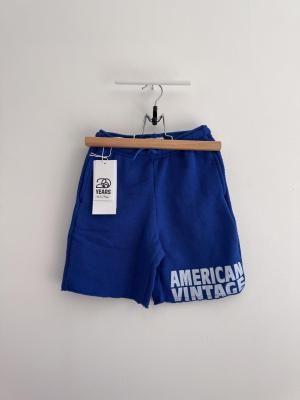 <img class='new_mark_img1' src='https://img.shop-pro.jp/img/new/icons14.gif' style='border:none;display:inline;margin:0px;padding:0px;width:auto;' />American Vintage KID'S SHORTS EVONA - 20 YEARS  | SAPPHIRE