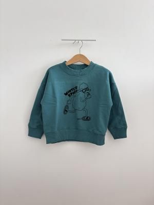 <img class='new_mark_img1' src='https://img.shop-pro.jp/img/new/icons14.gif' style='border:none;display:inline;margin:0px;padding:0px;width:auto;' />AW25 BONTON SWEAT Lame Lasso - Bleu Brut