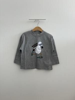 <img class='new_mark_img1' src='https://img.shop-pro.jp/img/new/icons14.gif' style='border:none;display:inline;margin:0px;padding:0px;width:auto;' />AW25 BONTON T-SHIRT Laurel Winter - Gris Chine