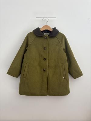 <img class='new_mark_img1' src='https://img.shop-pro.jp/img/new/icons14.gif' style='border:none;display:inline;margin:0px;padding:0px;width:auto;' />AW25 BONTON MANTEAU Maelle - Vert Tige