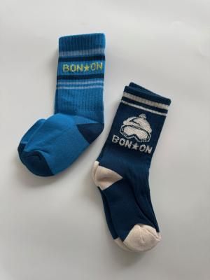 <img class='new_mark_img1' src='https://img.shop-pro.jp/img/new/icons14.gif' style='border:none;display:inline;margin:0px;padding:0px;width:auto;' />AW25 BONTON SOCKS 2 PACK CHAUSS Winter - Bleu Nordic