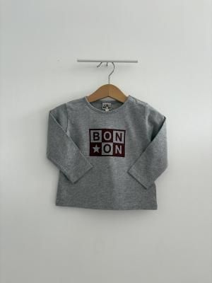 <img class='new_mark_img1' src='https://img.shop-pro.jp/img/new/icons14.gif' style='border:none;display:inline;margin:0px;padding:0px;width:auto;' />AW25 BONTON T-SHIRT Taxi Logo - Gris Chine

