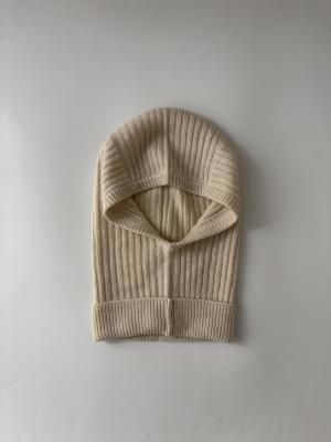 <img class='new_mark_img1' src='https://img.shop-pro.jp/img/new/icons14.gif' style='border:none;display:inline;margin:0px;padding:0px;width:auto;' />AW25 Aiayu Masao balaclava pure cashmere - Pure Ecru
