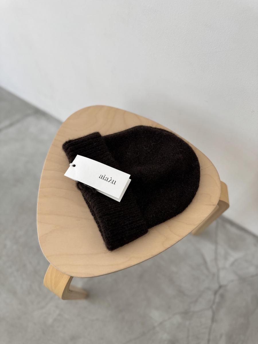 <img class='new_mark_img1' src='https://img.shop-pro.jp/img/new/icons14.gif' style='border:none;display:inline;margin:0px;padding:0px;width:auto;' />AW25 Aiayu Baby beanie - Pure Chocolate