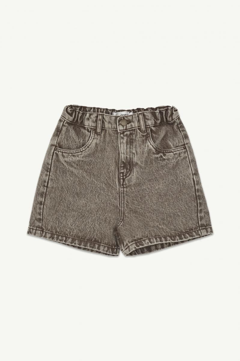 SS26 Main Story Denim Short - Milk Chocolate - KINUANDKOTTA