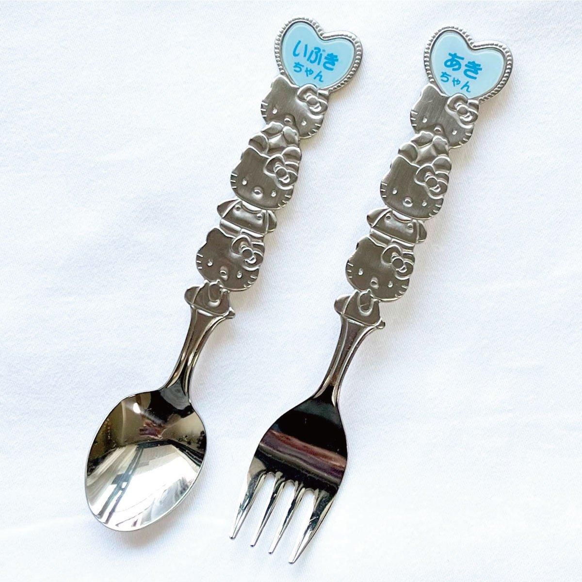 当店一番人気♪キティ可愛いすぎるカトラリー,名前入り！ハローキティ