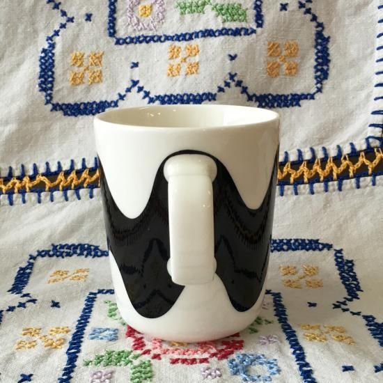 marimekko×FINNAIR LOKKI(ロッキ） マグカップ ブラック - 北欧