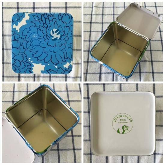 廃番　marimekko  マリメッコ プリマヴェーラ 缶 USED】marimekko×iittala PRIMAVERA（プリマヴェーラ） Tin缶