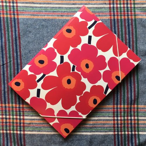 marimekko UNIKKO (ウニッコ) ゴムバンド付きペーパーファイル - 北欧