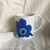 【USED】marimekko × ZAK designs UNIKKO マグカップ ブルー