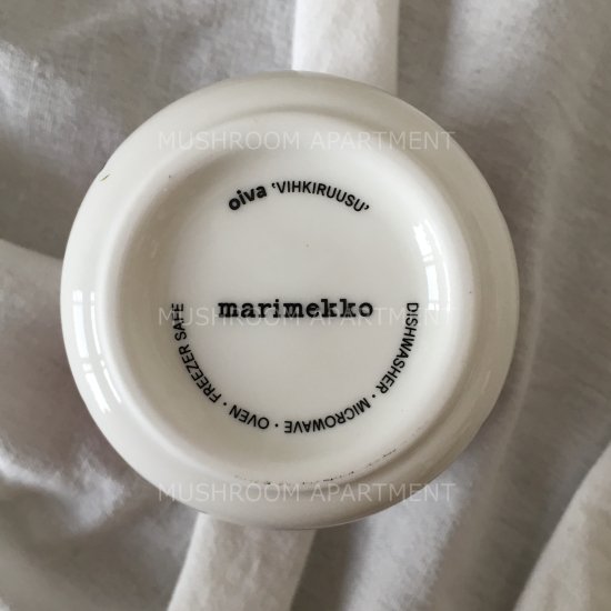 【USED】marimekko Vihkiruusu（ヴィヒキルース) ラテマグ ローズ - 北欧雑貨店　MUSHROOM APARTMENT