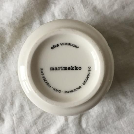 USED】marimekko VIHKIRUUSU（ヴィヒキルース) ラテマグ
