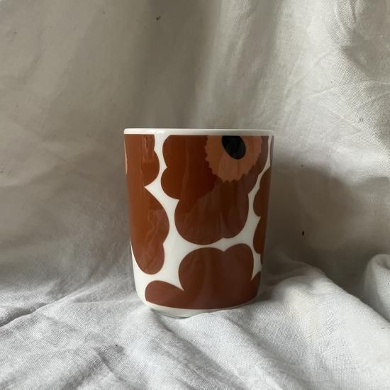marimekko UNIKKO(ウニッコ) マグカップ ブラウン - 北欧雑貨店