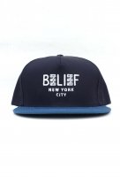 BELIEF NYC -CITY BLACK SNAP BACK CAP(NAVY)<img class='new_mark_img2' src='https://img.shop-pro.jp/img/new/icons5.gif' style='border:none;display:inline;margin:0px;padding:0px;width:auto;' />